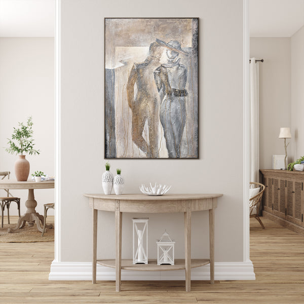 framed wall art for living room painting couple