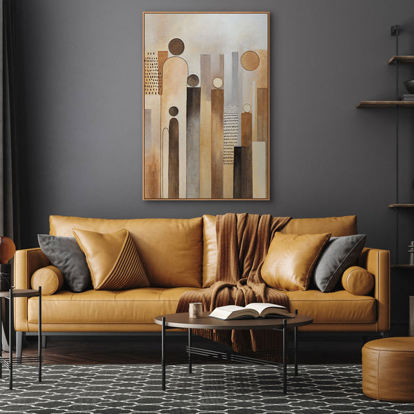 Obraz „Miasto figur”