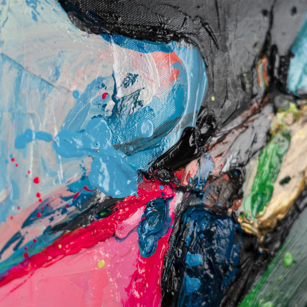 Obraz „Ikona stylu” – pop-artowy portret w żywej palecie barw
