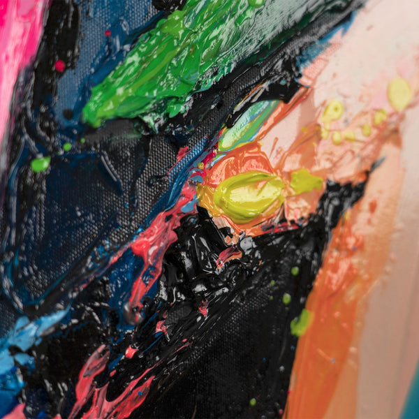 Obraz „Ikona stylu” – pop-artowy portret w żywej palecie barw
